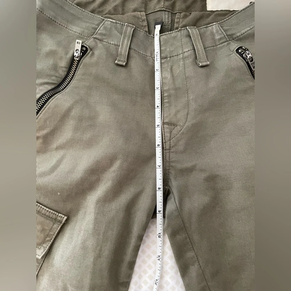 Rag & Bone Skinny Khaki Green Cargo Pants - Picture 9 of 12